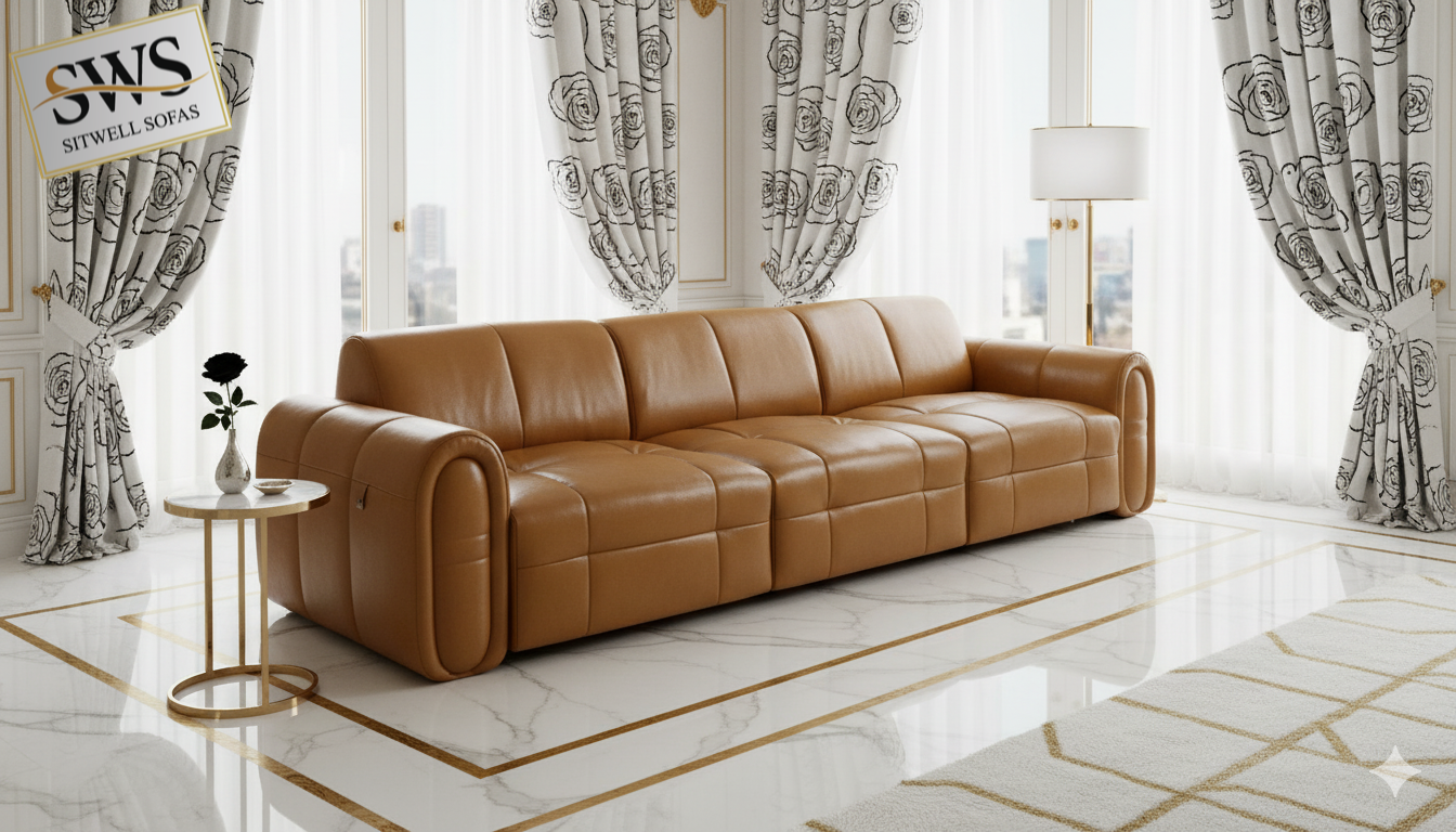 Isaac Leather Sofa Bed